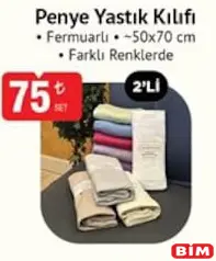 PENYE YASTIK KILIFI 50X70 CM 2'Lİ